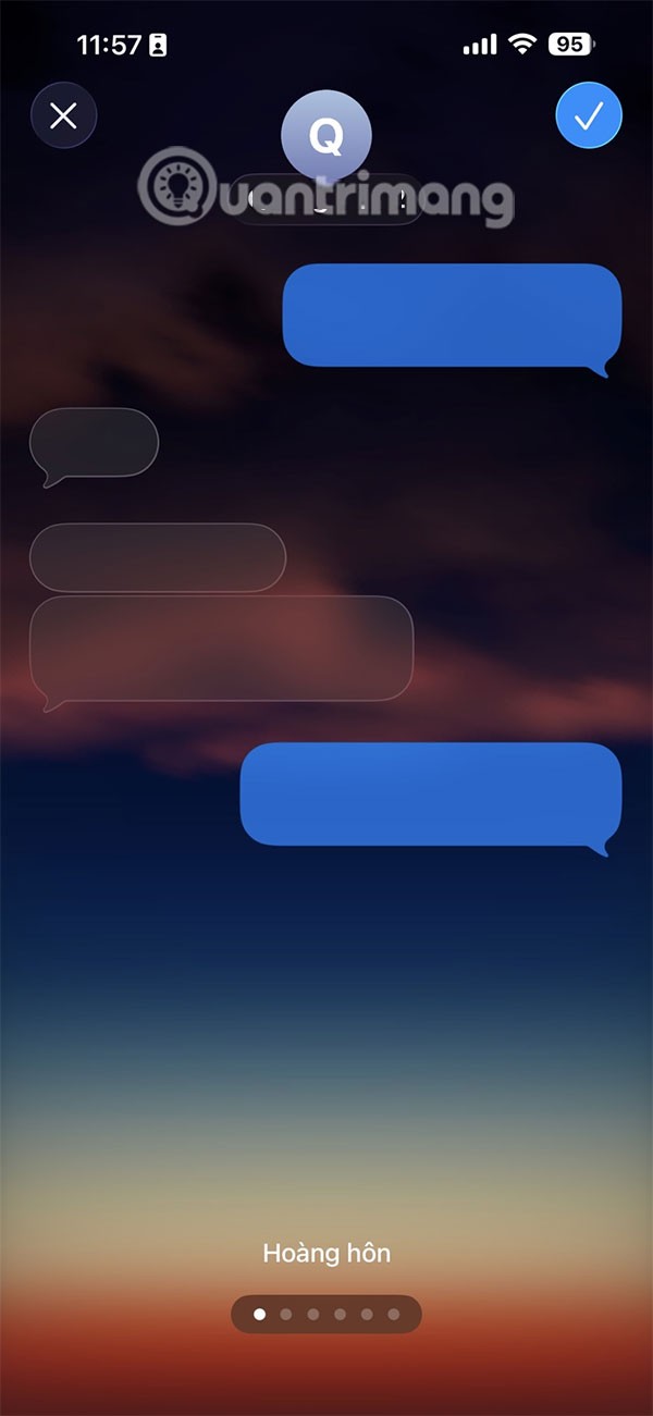 How to change message wallpaper on iPhone