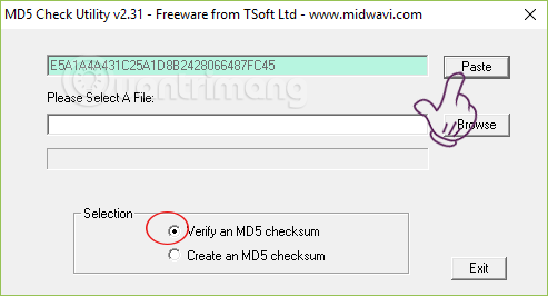 Check MD5 and SHA1 to check file integrity