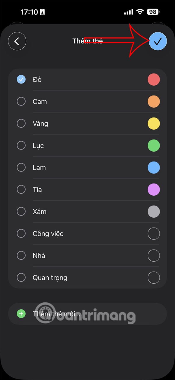 iPhoneのファイルアプリでフォルダの色を変更する方法
