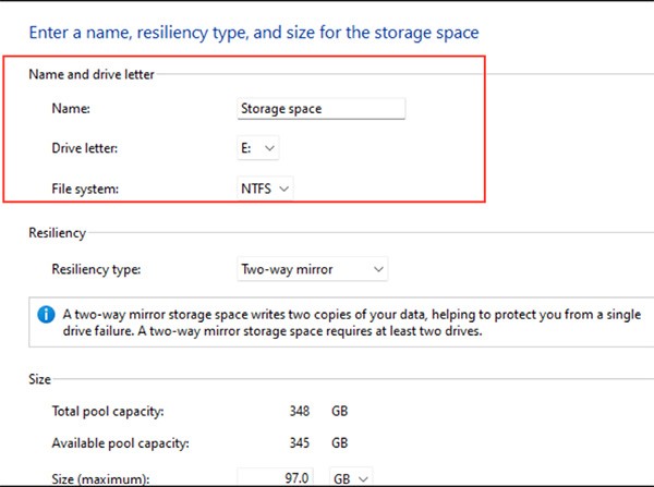 Cara menggunakan Ruang Storan untuk melindungi data Windows 11