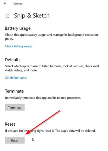 Windows 10'da çalışmayan Windows + Shift + S kısayolunu düzeltin