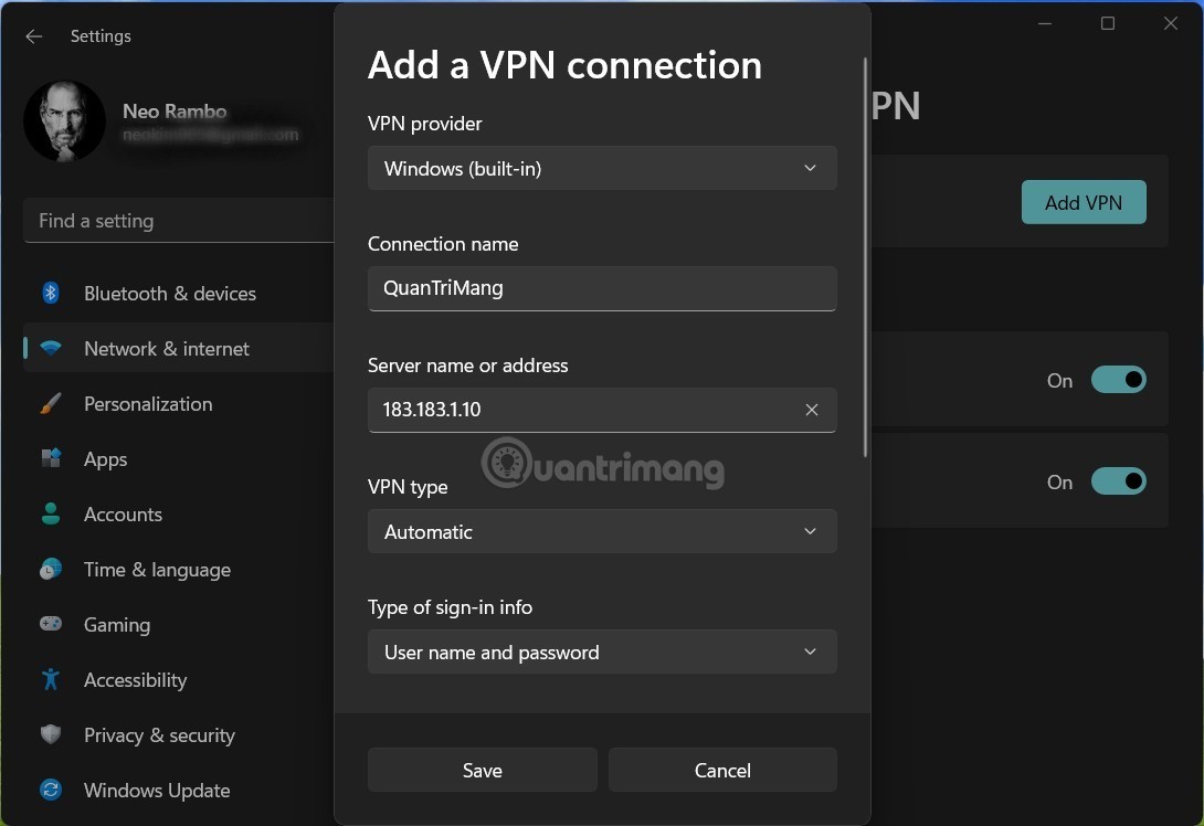 Windows 11에 VPN을 설치하고 사용하는 방법