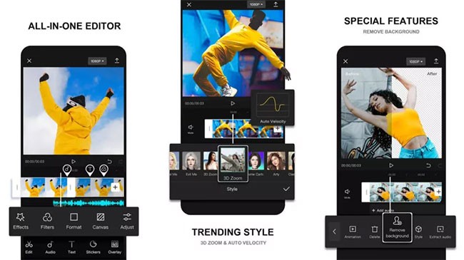 10 einfache Videobearbeitungs-Apps für Android