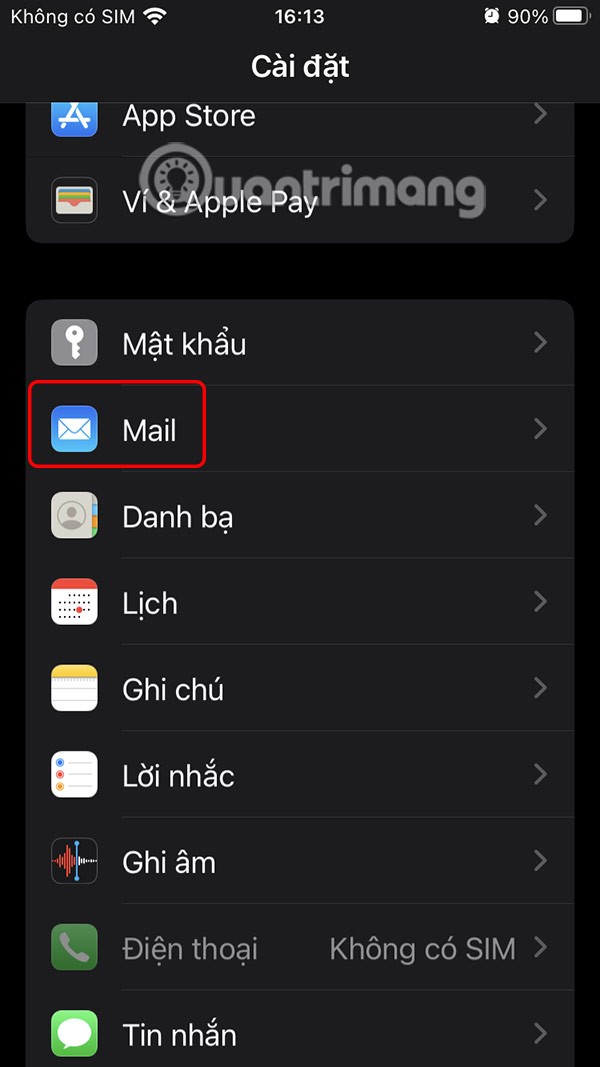 Instrucțiuni pentru deconectarea de la Mail pe iPhone