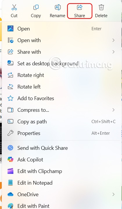 Instructions pour partager des fichiers à l'aide du partage à proximité Windows 11 Instructions pour partager des fichiers à l'aide du partage à proximité Windows 11