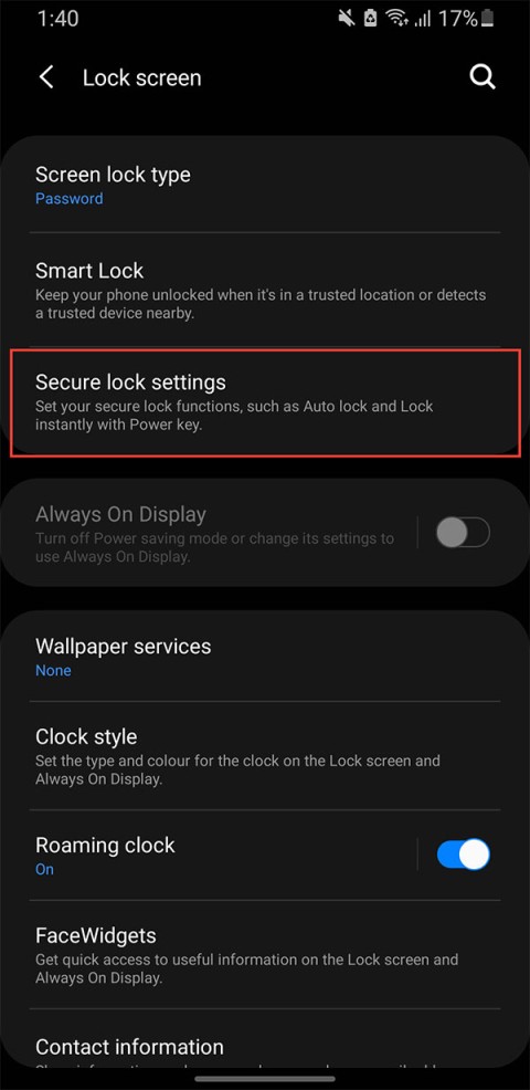 Arahan untuk mengunci Tetapan Pantas pada Android Arahan untuk mengunci Tetapan Pantas pada Android