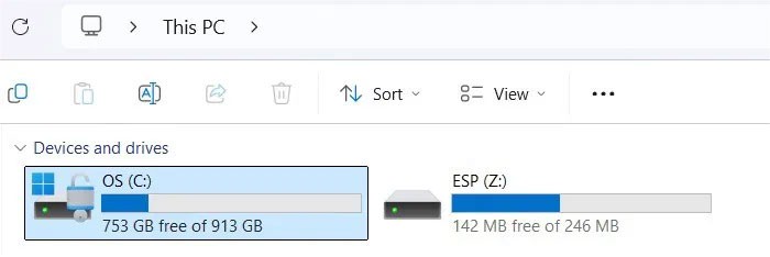 Comment supprimer l'avertissement de triangle jaune sur le lecteur C de Windows