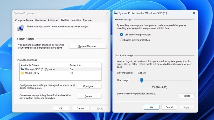 Cum să ștergi punctele de restaurare vechi din Windows pentru a elibera spațiu