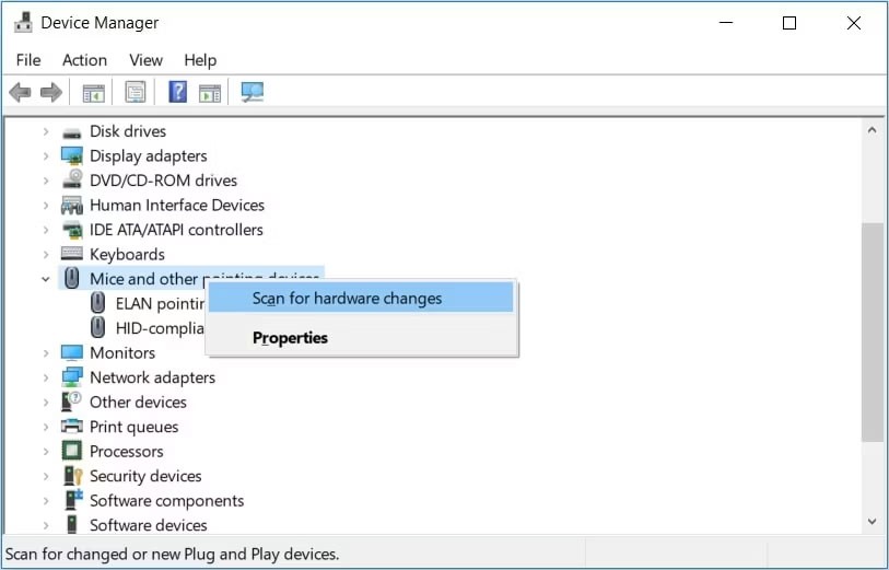 How to fix mouse pointer disappearing on Windows