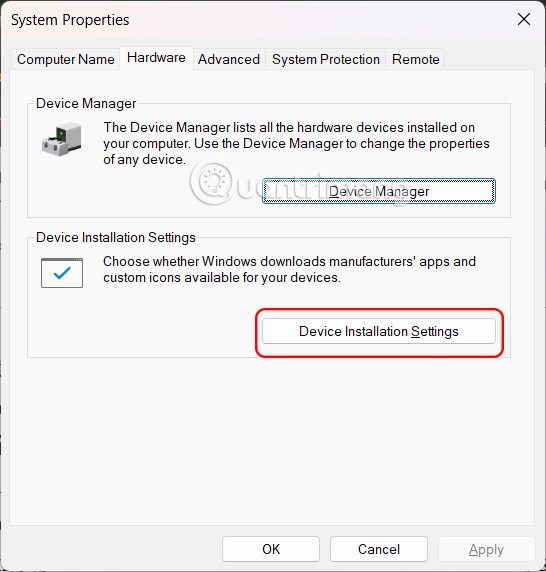 Instrucciones para bloquear la instalación automática de controladores en Windows 11