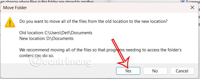 Windows 11 Belgeler klasörünün varsayılan konumu nasıl değiştirilir?