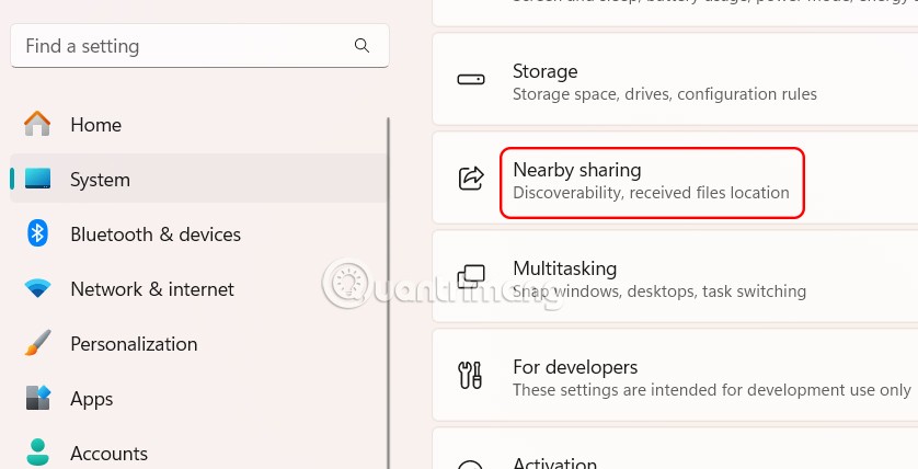 Instructions pour partager des fichiers à l'aide du partage à proximité Windows 11 Instructions pour partager des fichiers à l'aide du partage à proximité Windows 11