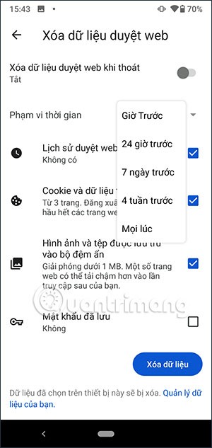 Cómo borrar el historial de navegación en un teléfono Android