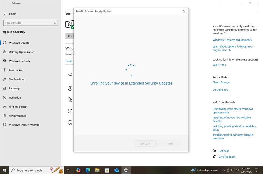 So erhalten Sie ein weiteres Jahr kostenlose Windows 10-Updates