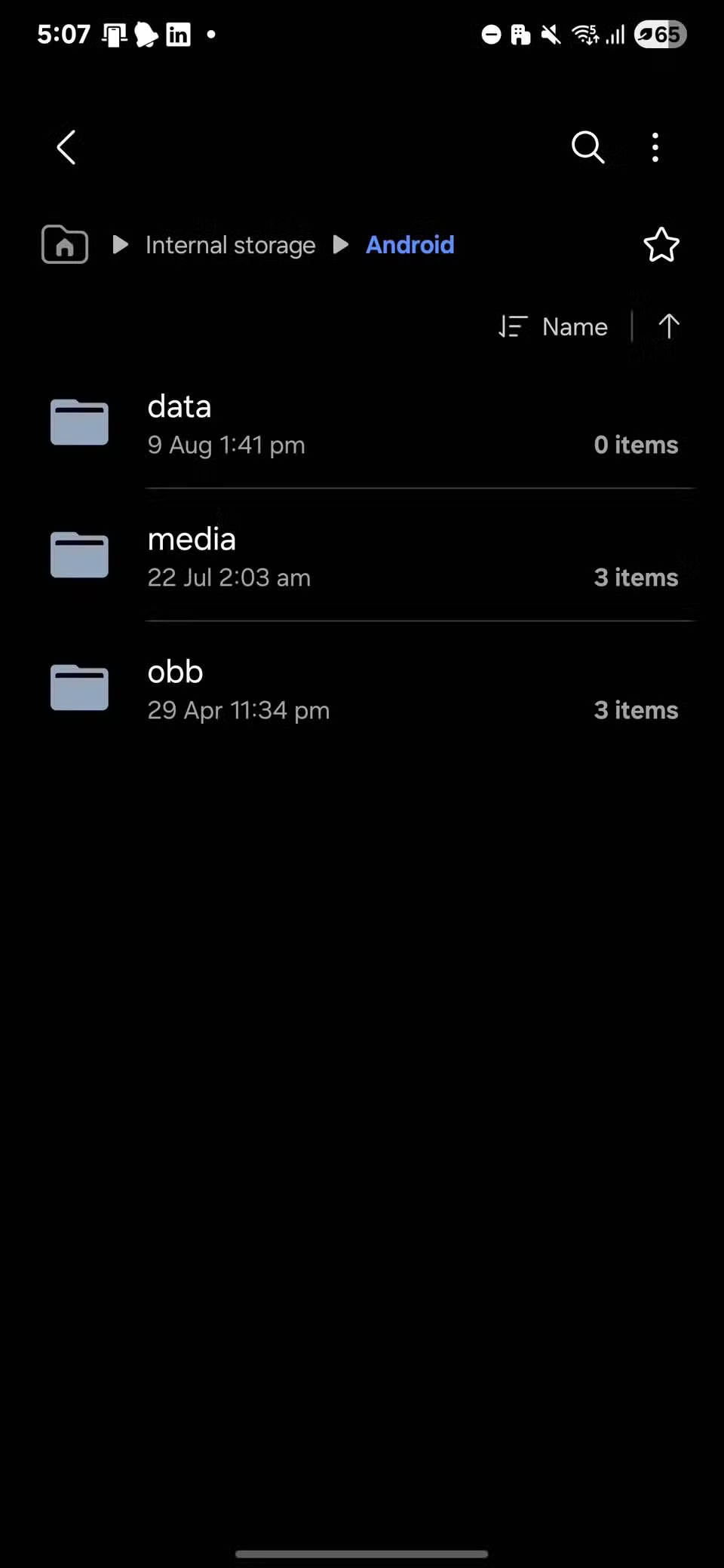 6 verborgen bestanden die veel ruimte verspillen op Android