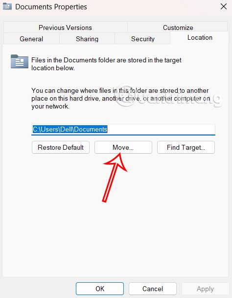 Windows 11 Belgeler klasörünün varsayılan konumu nasıl değiştirilir?