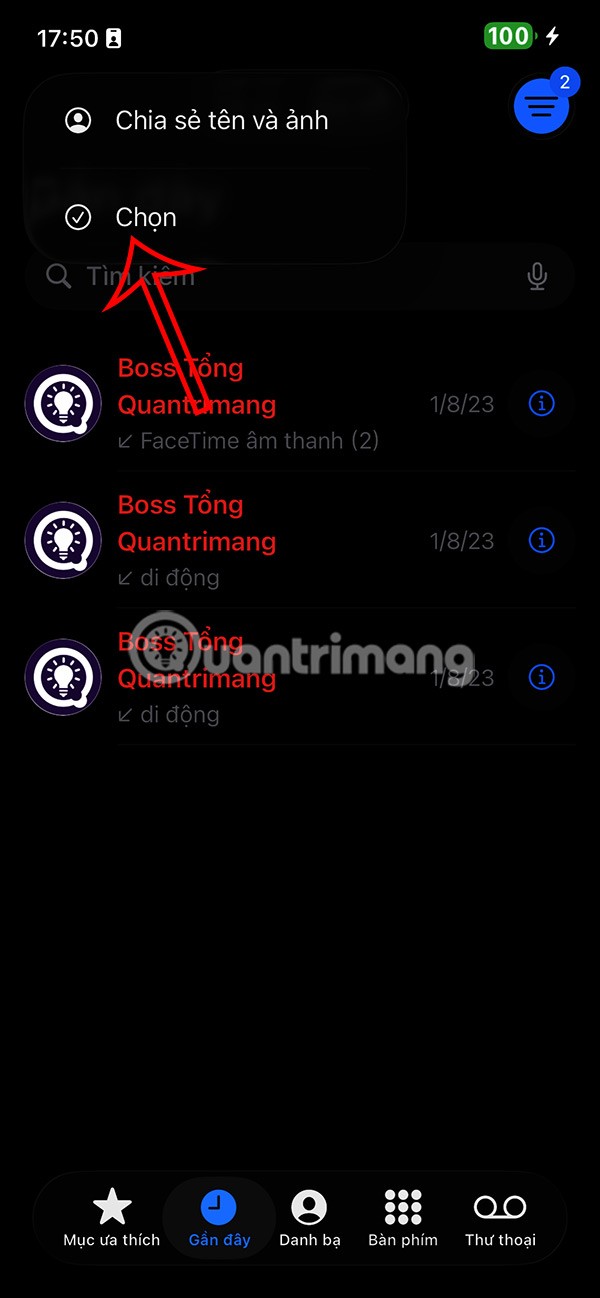Como encontrar chamadas perdidas de números desconhecidos no iPhone