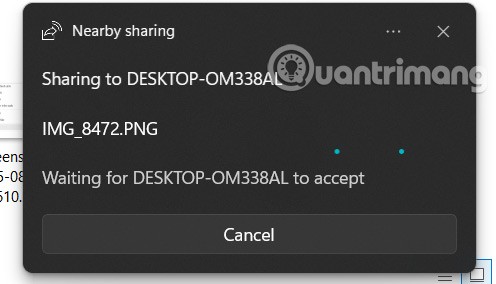 Instructions pour partager des fichiers à l'aide du partage à proximité Windows 11 Instructions pour partager des fichiers à l'aide du partage à proximité Windows 11