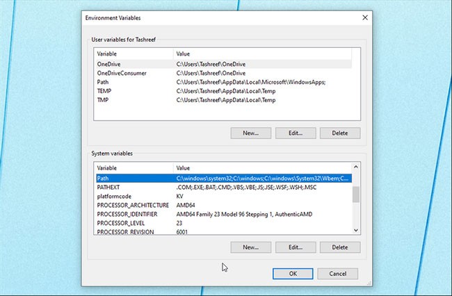 Windows'ta CMD kullanırken "dahili veya harici komut olarak tanınmıyor" hatasını düzeltme talimatları