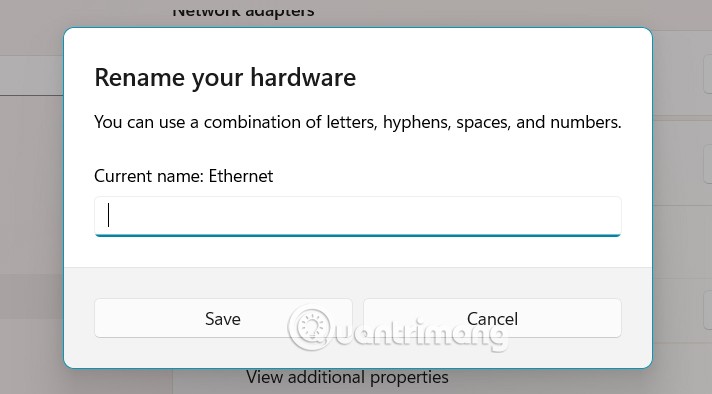 How to change network name in Windows 11