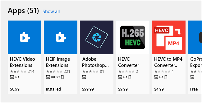 Cum se instalează codecuri HEVC gratuite pe Windows 10 (pentru video H.265)
