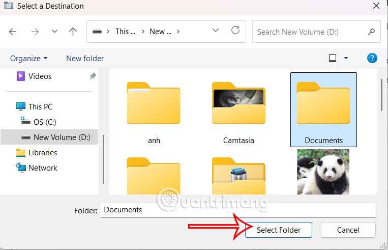 Windows 11 Belgeler klasörünün varsayılan konumu nasıl değiştirilir?