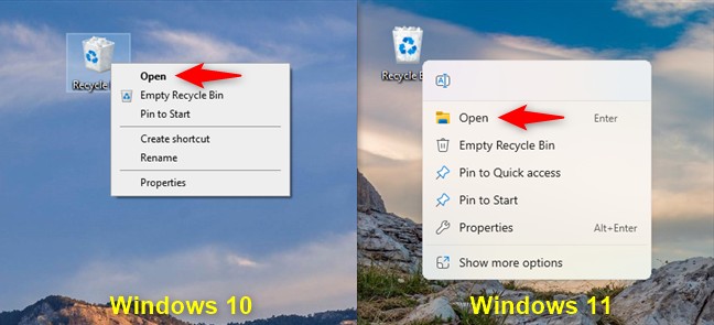 Windows에서 휴지통을 여는 11가지 방법
