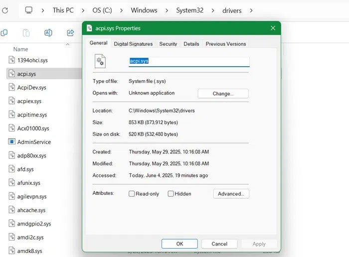 Windows Hata Kodu 0xc0000098'i Düzeltin: Önyükleme Hatasını Önlemek İçin ACPI.sys Dosyasını Yedekleyin