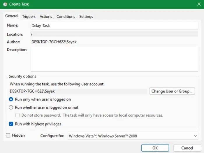 วิธีเริ่มงานตามกำหนดเวลาพร้อมความล่าช้าบน Windows
