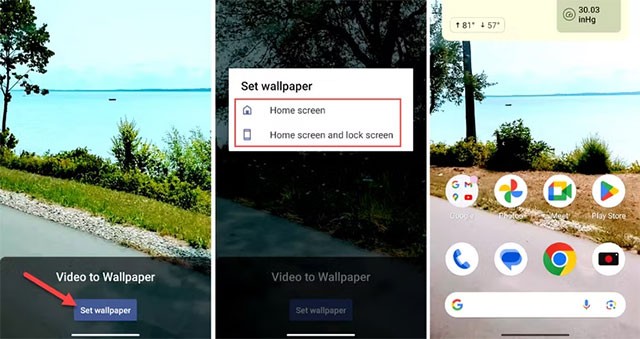Instrucciones para convertir videos en hermosos fondos de pantalla en teléfonos Android Instrucciones para convertir videos en hermosos fondos de pantalla en teléfonos Android