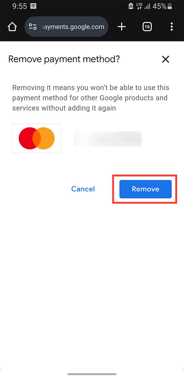 So entfernen Sie eine Zahlungsmethode aus Google Play