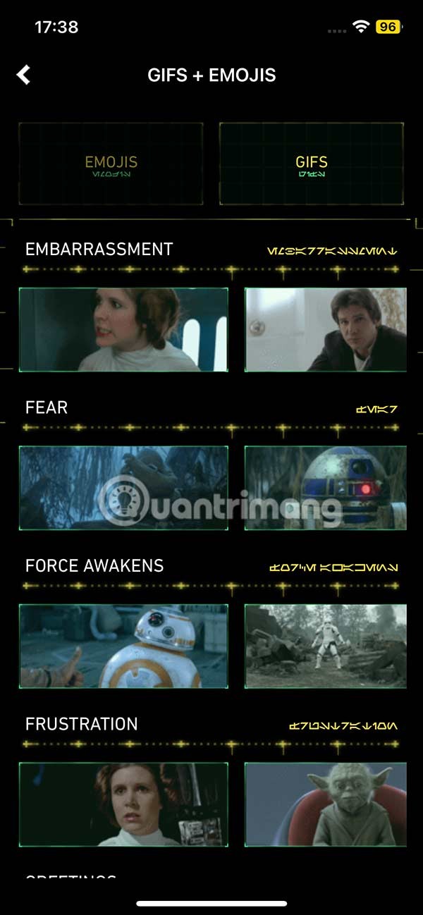 Istruzioni per scaricare le emoji di Star Wars per iPhone