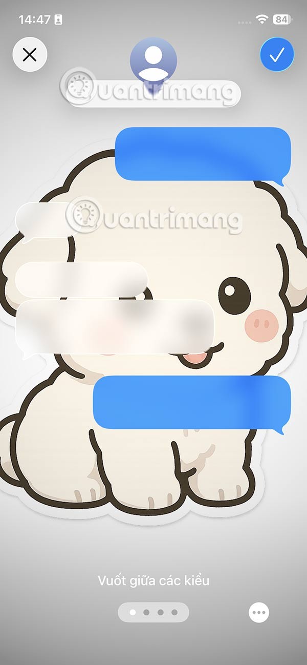 How to change message wallpaper on iPhone