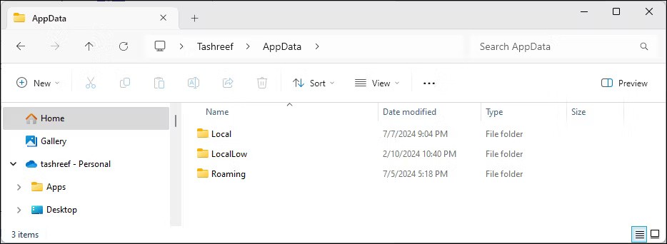What is the AppData folder in Windows? When should I use it?