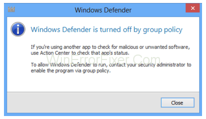 Windows Defender bloccato da criteri di gruppo