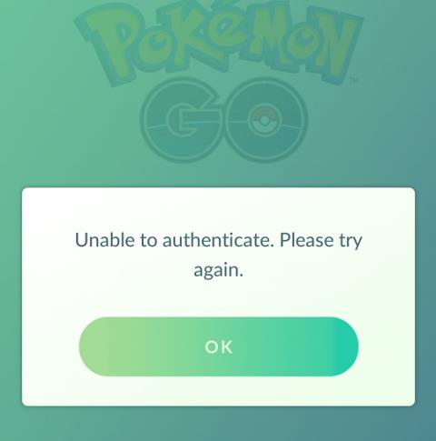 Pokemon Go no puede autenticar el error {resuelto}