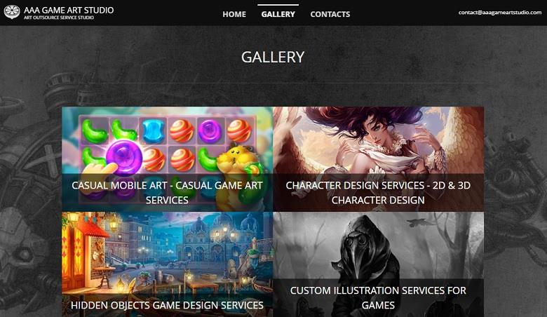 AAA Game Art Studio: Sumber Outsource Seni Game Terbaik