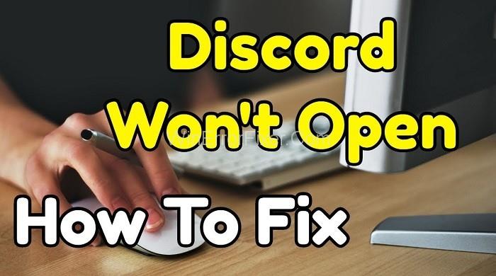 Discord Wo n't Open Issue {解決済み}