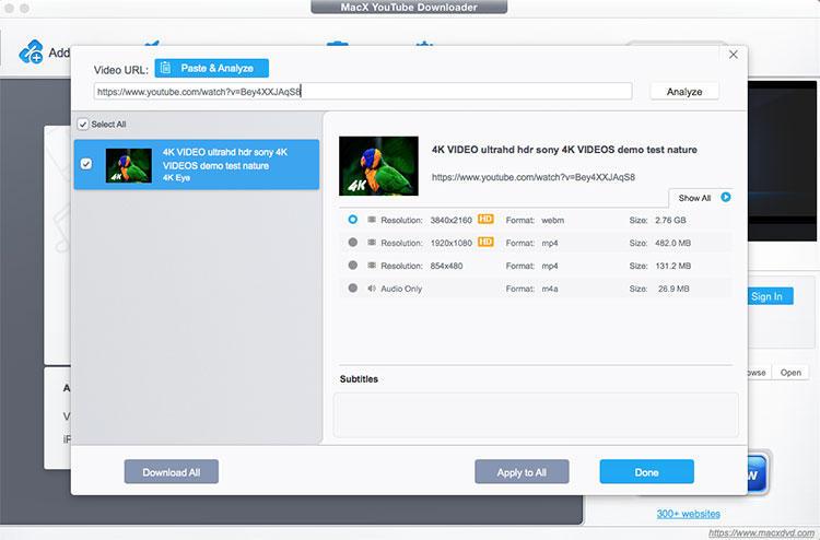 Загрузчик MacX YouTube Загрузчик MacX YouTube
