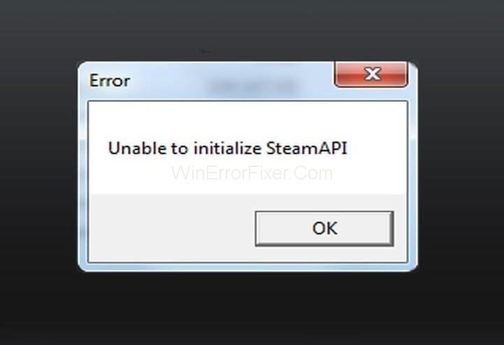 Steam-API-Fehler kann nicht initialisiert werden {Gelöst}