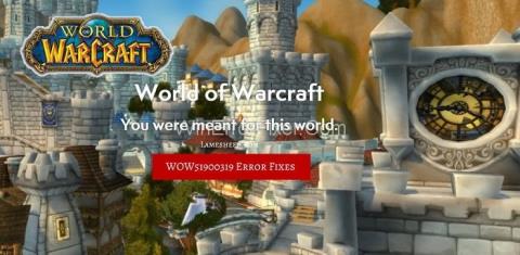 WOW51900319 Errore in World of Warcraft {risolto}