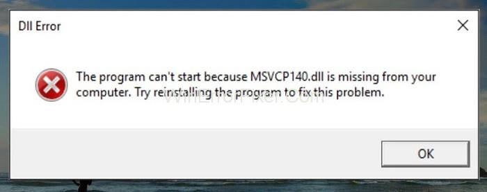 MSVCP140.dll adalah Kesalahan yang Hilang {Terpecahkan}