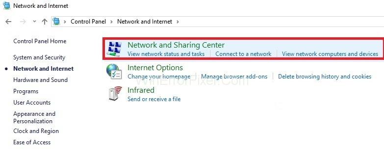 ERR_NETWORK_CHANGED in Chrome {risolto}