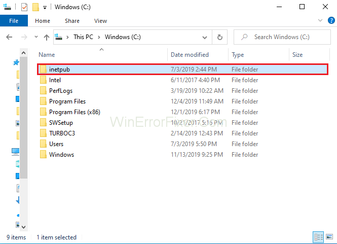 Apa itu Folder Inetpub dan Cara Menghapusnya di Windows 10