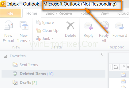 Outlook ne répond pas dans Windows 10 {Résolu}