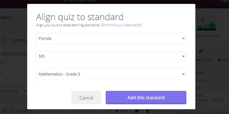 Quizizz'i kullanma talimatları - Değerlendirme testini destekleyen bir araç
