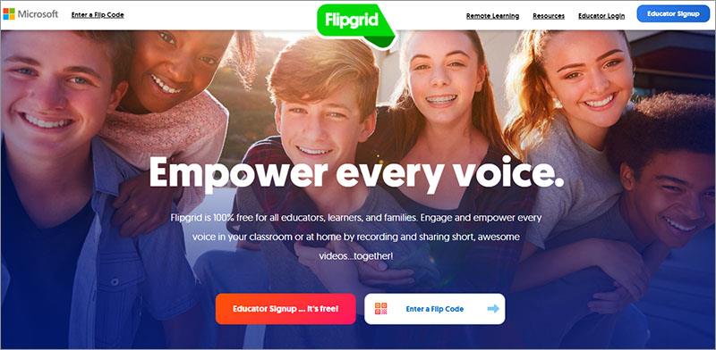 Petunjuk penggunaan Flipgrid dalam pengajaran