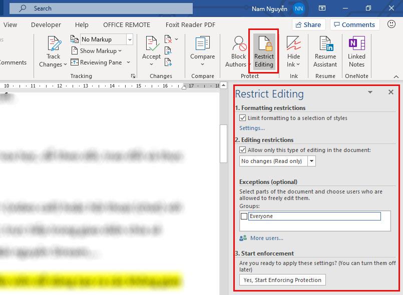 Tips to prevent Copy and edit Word documents