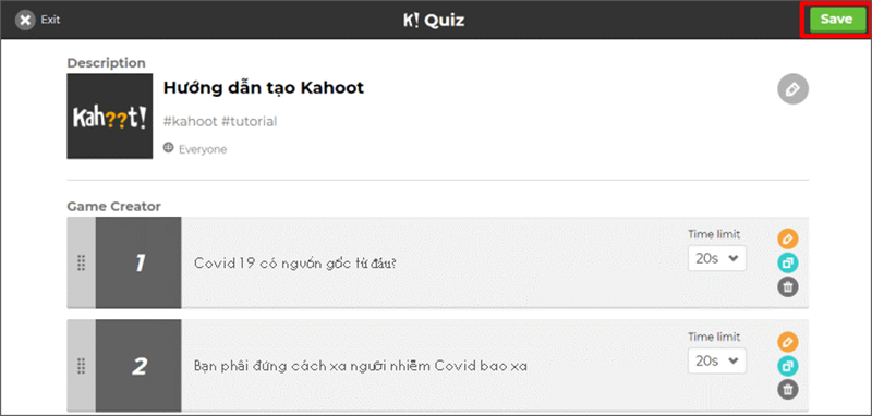 Kahoot User Guide!  create fun quiz