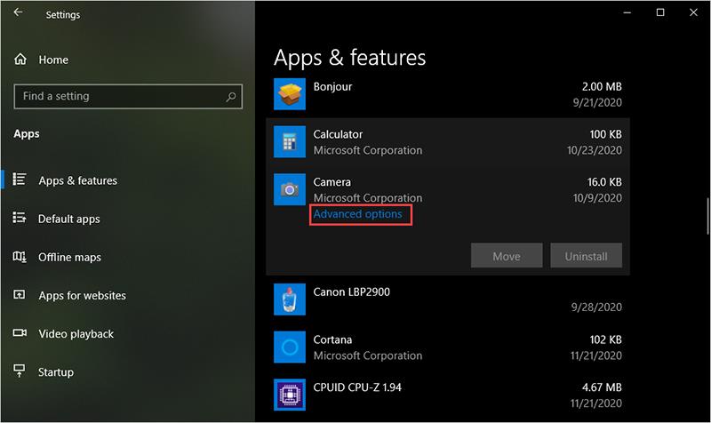 Jak naprawić błąd braku otwierania aparatu w systemie Windows 10?